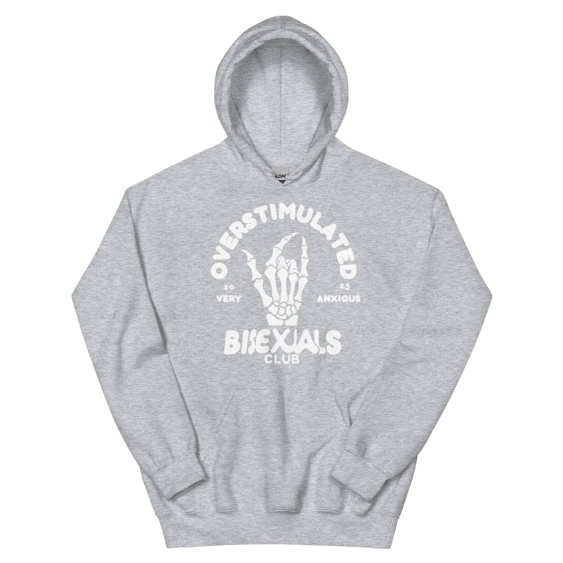 Overstimulated Bisexuals Club Hoodie - Rose Gold Co. Shop