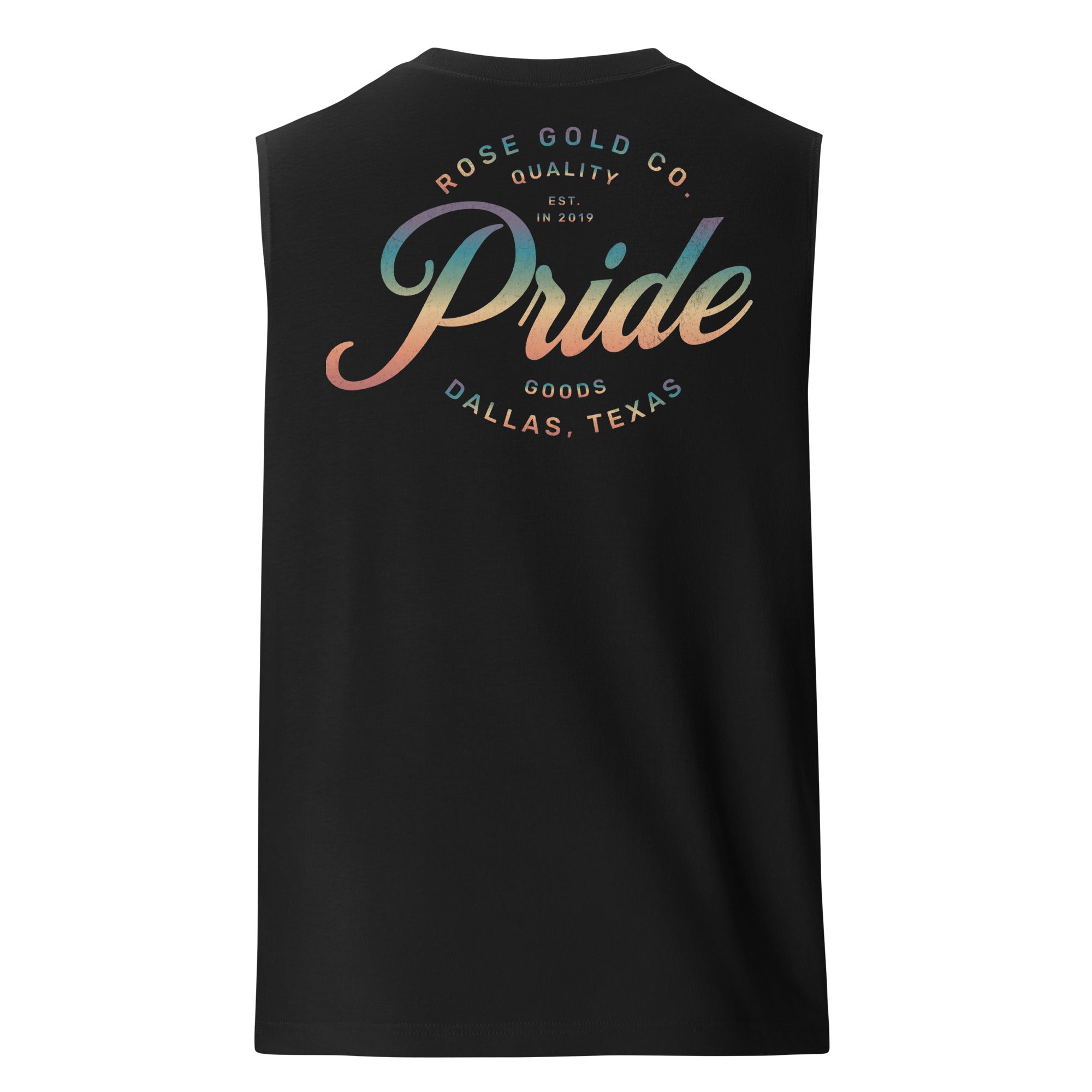 Pride 21 Respect My Pronouns tank top, view 6 — Rose Gold Co