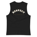 Respect My Pronouns muscle tank, view 4 — Rose Gold Co