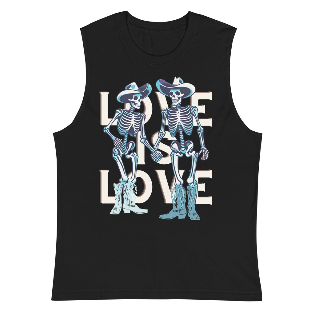 Love Is Love loose tank top, view 7 — Rose Gold Co