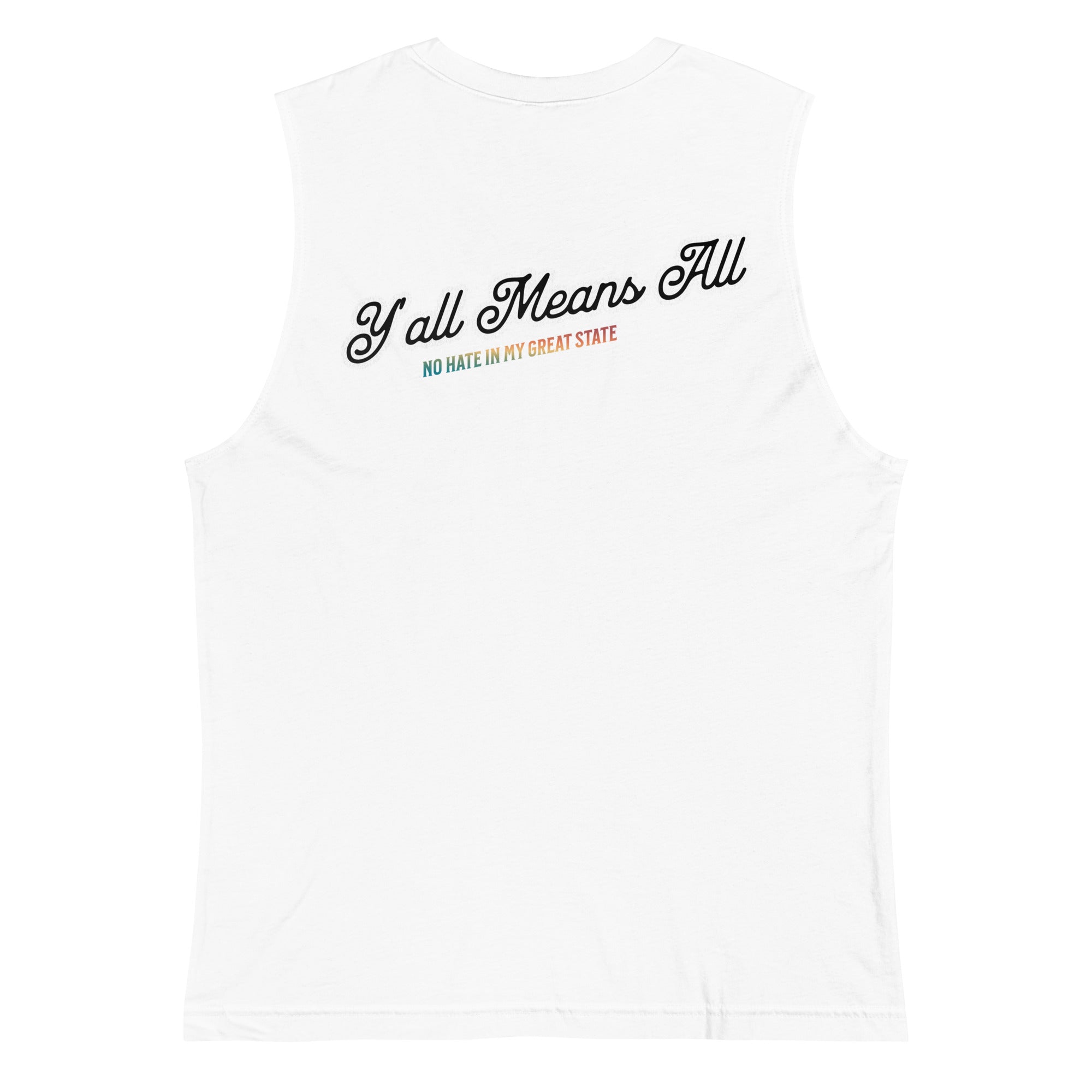 No Hate In My Great State tank top, view 7 — Rose Gold Co