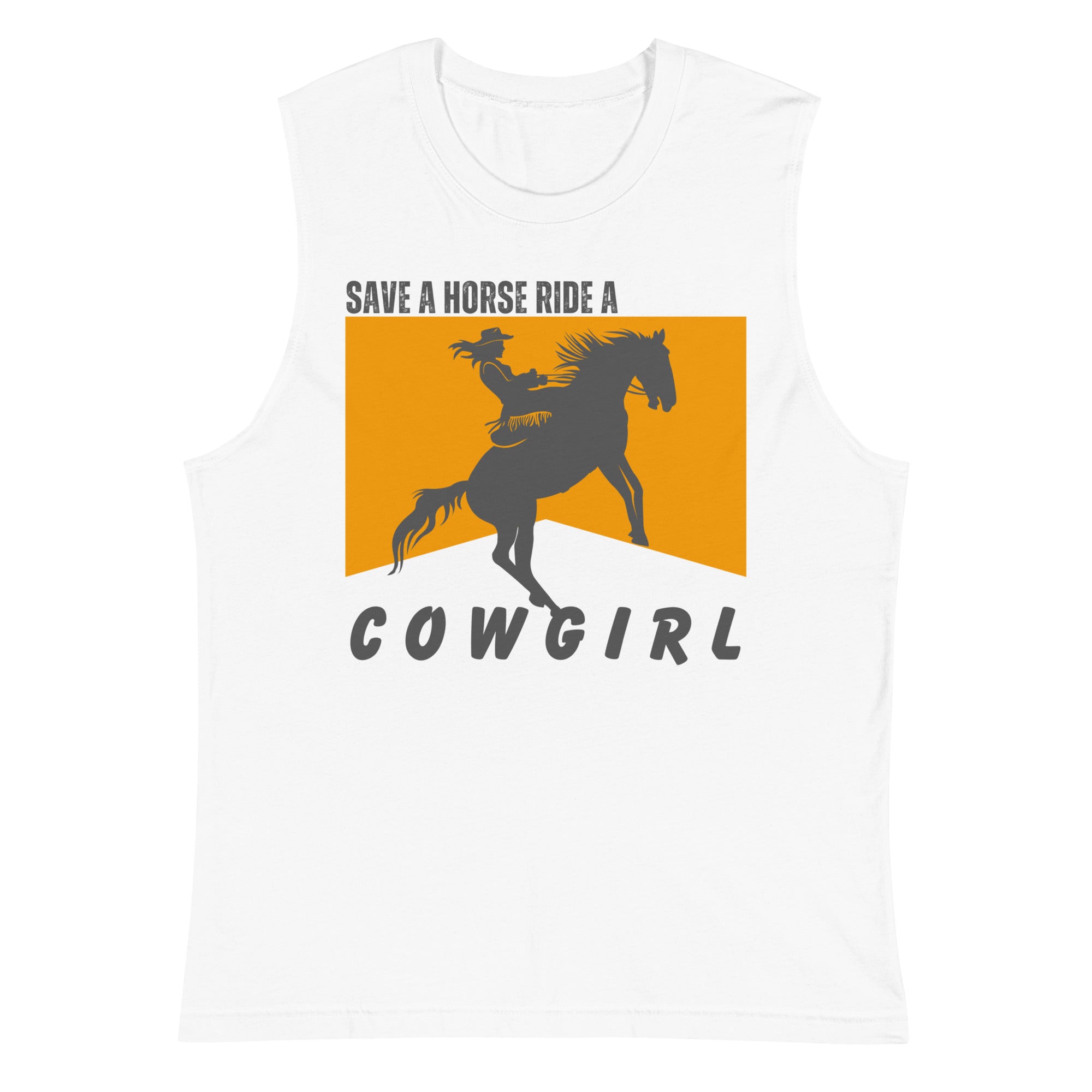 Save A Horse Ride A Cowgirl tank top, view 6 — Rose Gold Co
