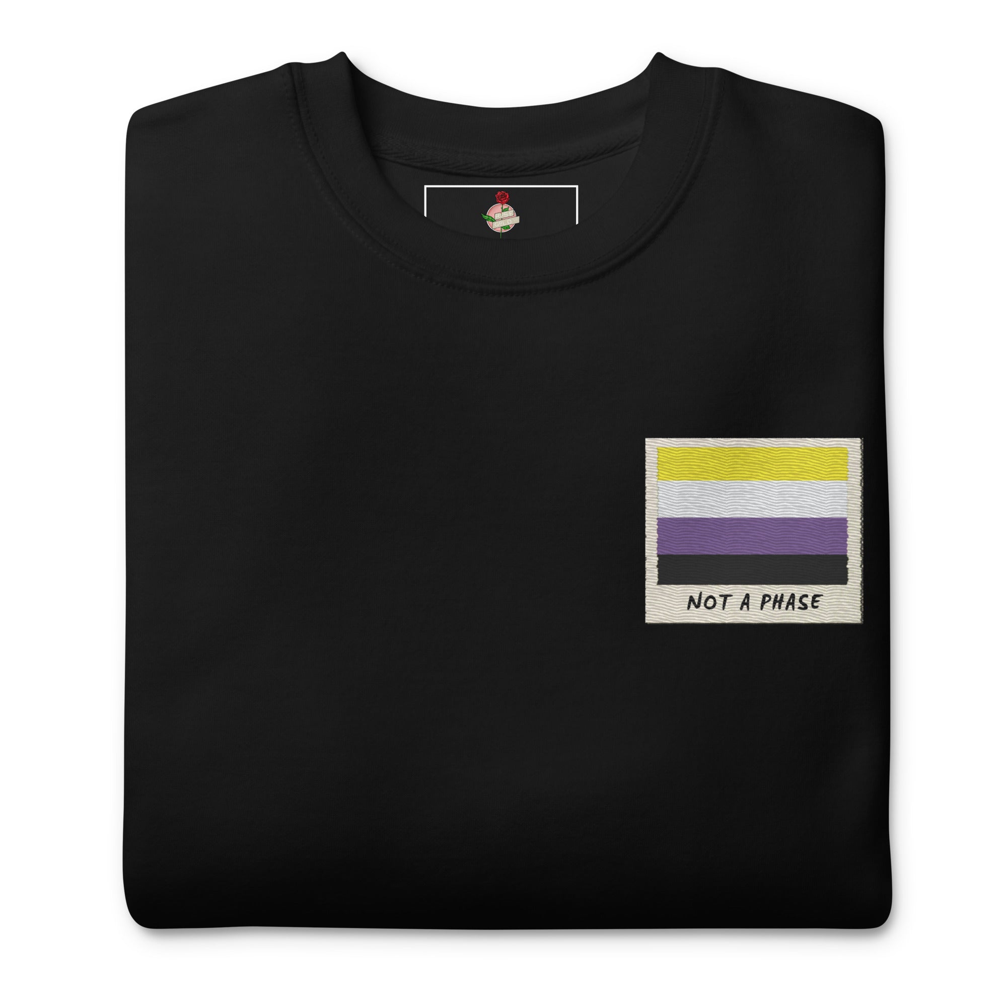 Not A Phase Non-Binary Pride Polaroid Sweatshirt