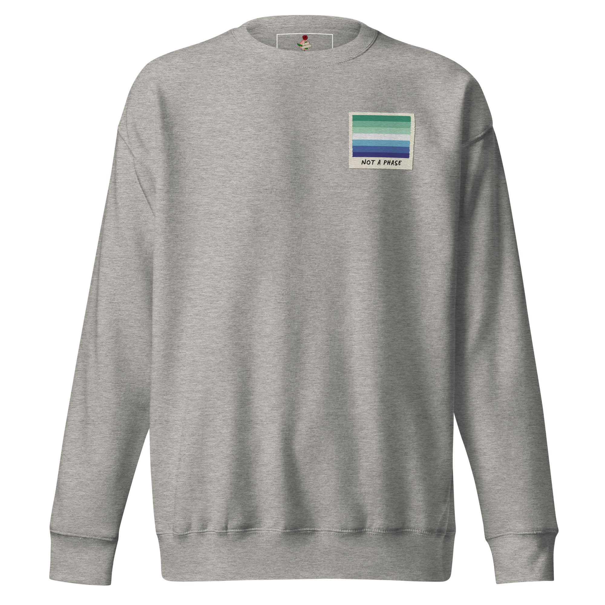 The Not A Phase MLM Pride Polaroid Sweatshirt - Rose Gold Co. Shop