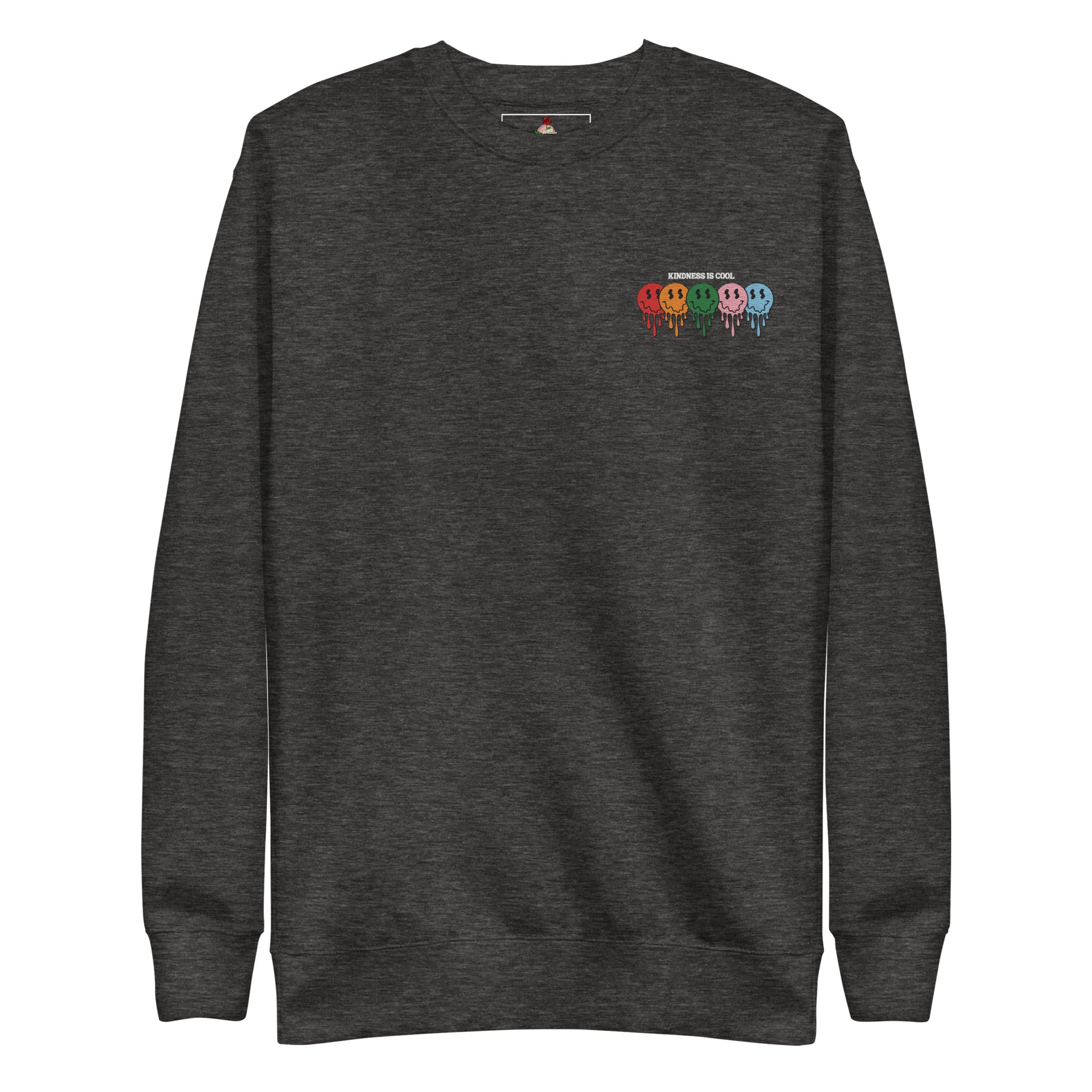 Kindness Is Cool crewneck sweatshirt, view 4 — Rose Gold Co