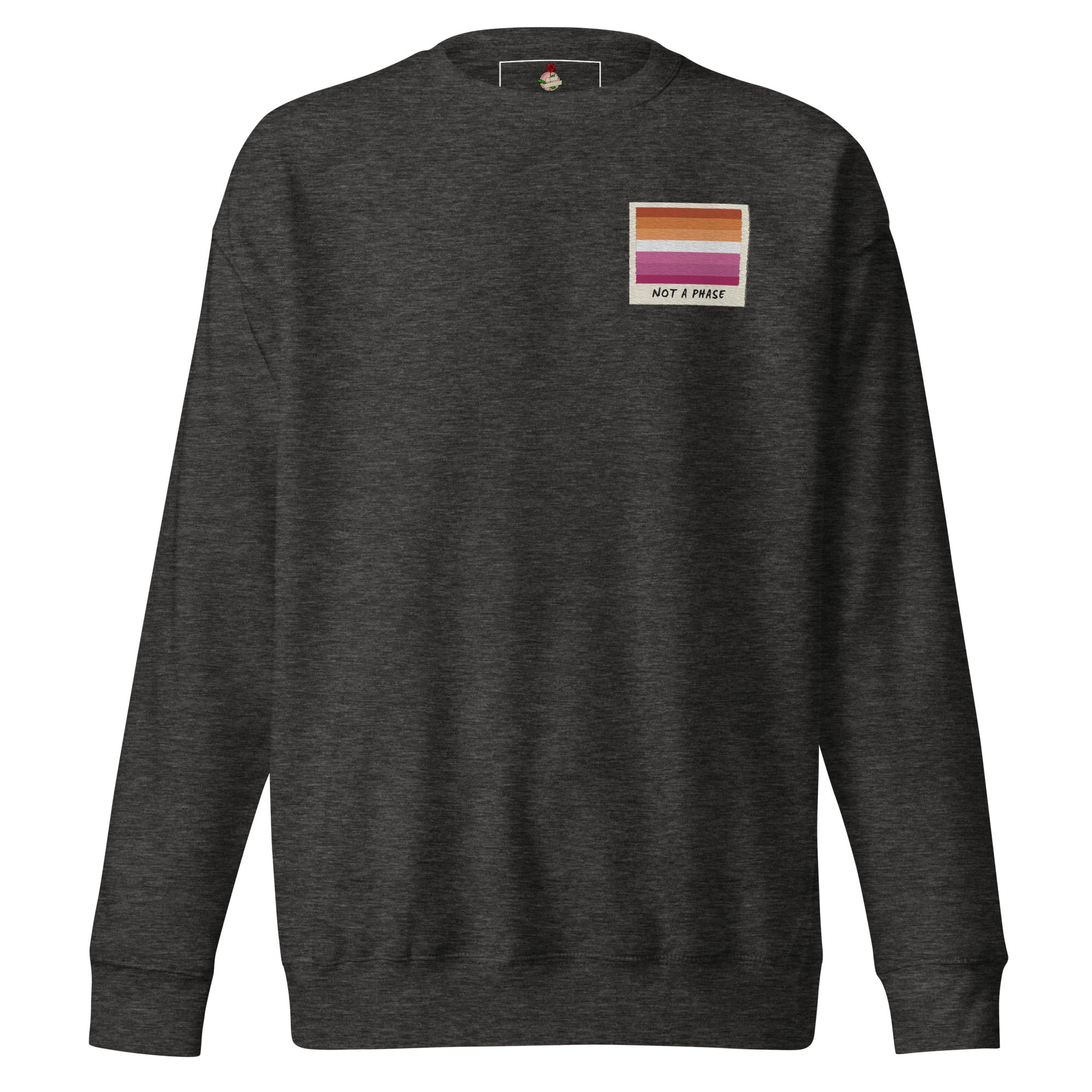The Not A Phase Lesbian Pride Polaroid Sweatshirt - Rose Gold Co. Shop