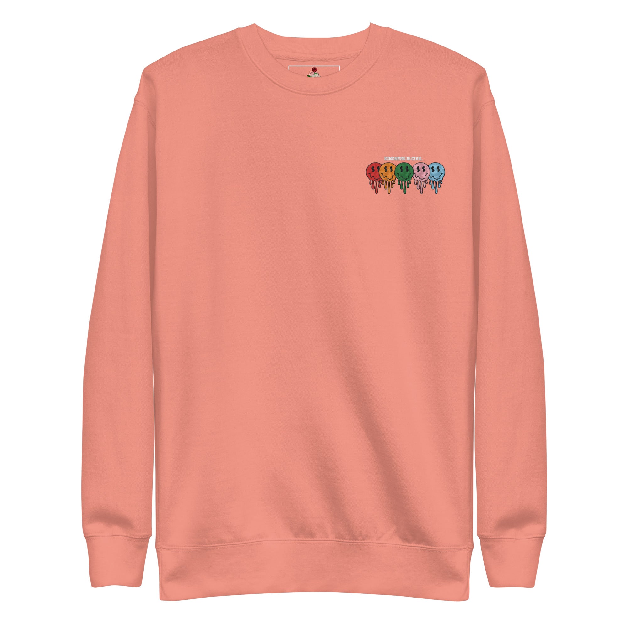 Kindness Is Cool crewneck sweatshirt, view 5 — Rose Gold Co