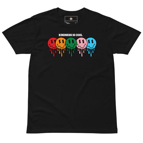 Kindness Is Cool premium tee, view 2 — Rose Gold Co