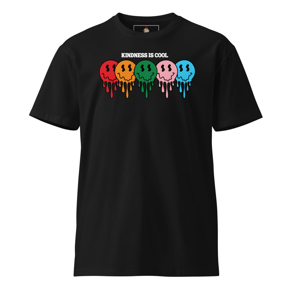 Kindness Is Cool premium tee, view 3 — Rose Gold Co