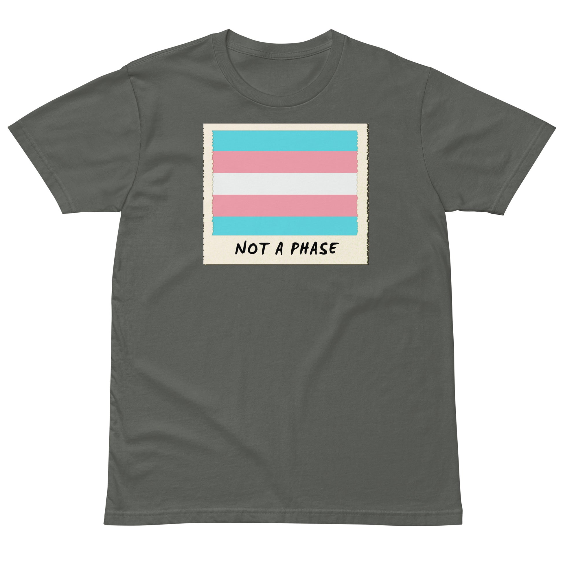 Not A Phase Trans Pride Polaroid T-shirt - Rose Gold Co. Shop