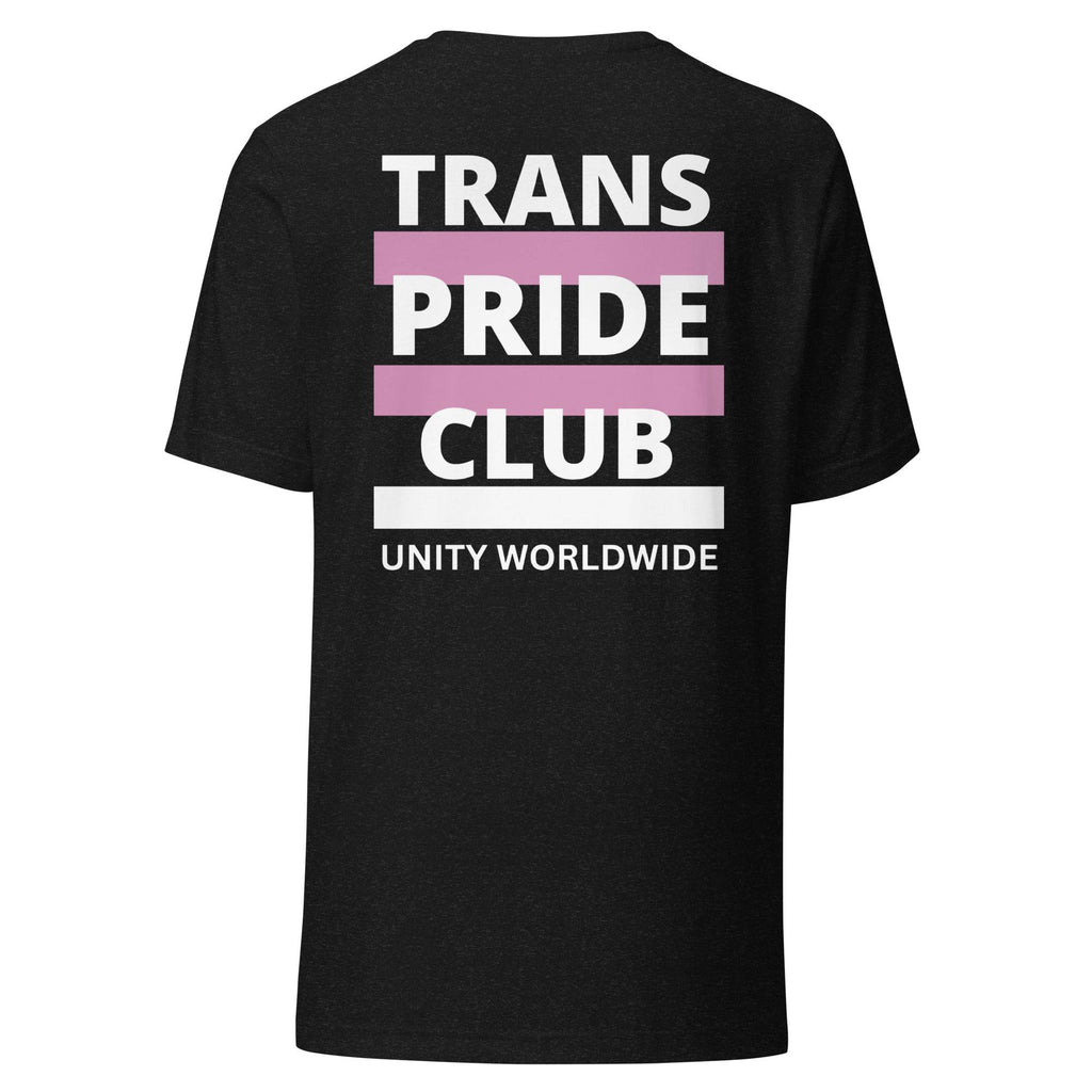 Trans Pride Club tee, view 2 — Rose Gold Co