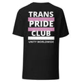 Trans Pride Club tee, view 2 — Rose Gold Co