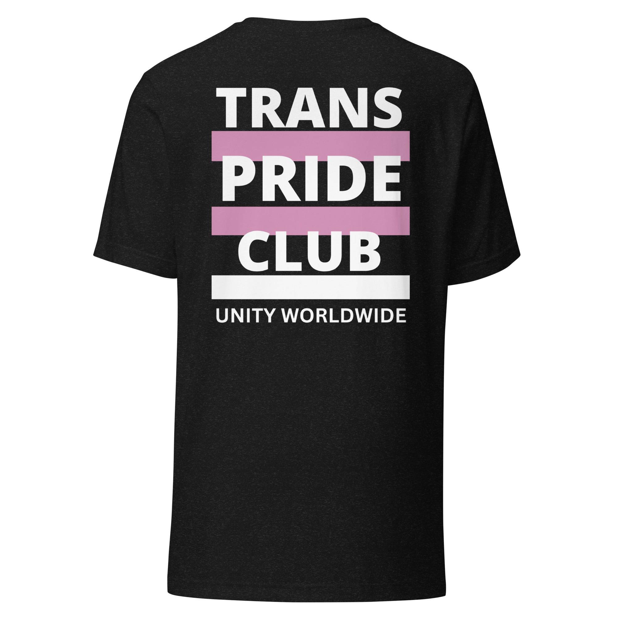 Trans Pride Club tee, view 2 — Rose Gold Co