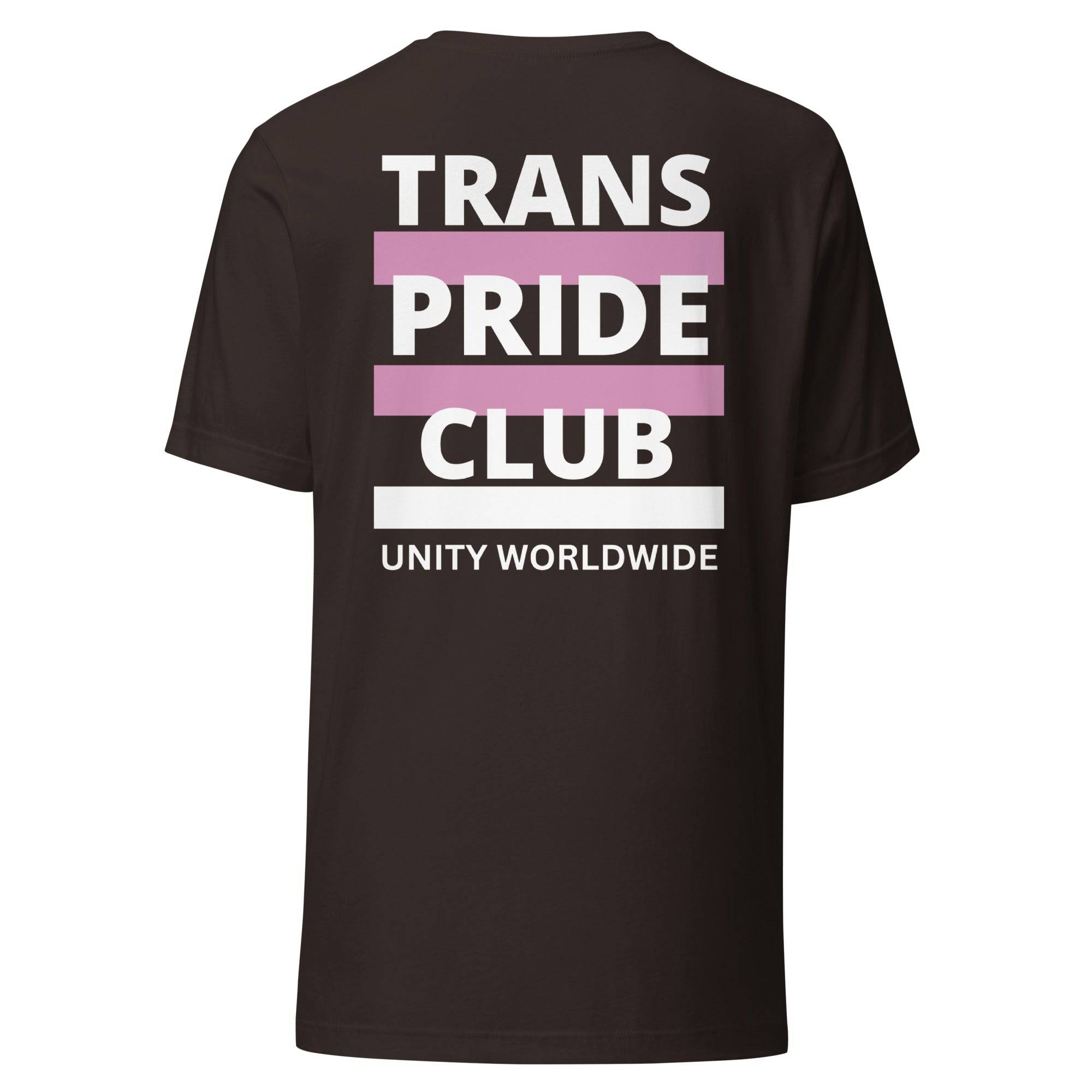 Trans Pride Club tee, view 5 — Rose Gold Co