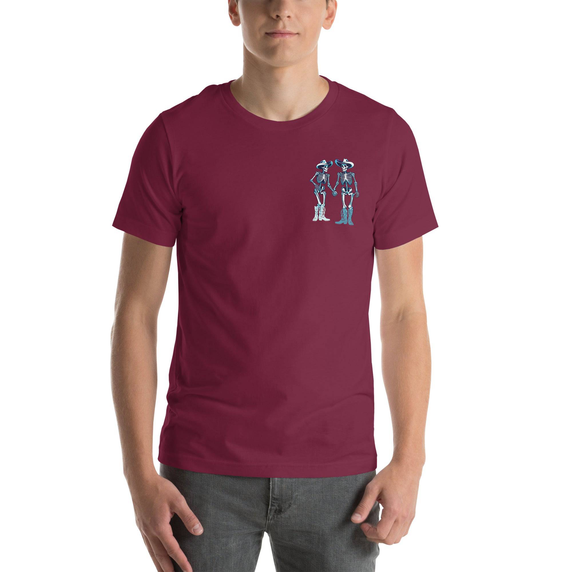 Love Is Love Skeleton tee, view 8 — Rose Gold Co