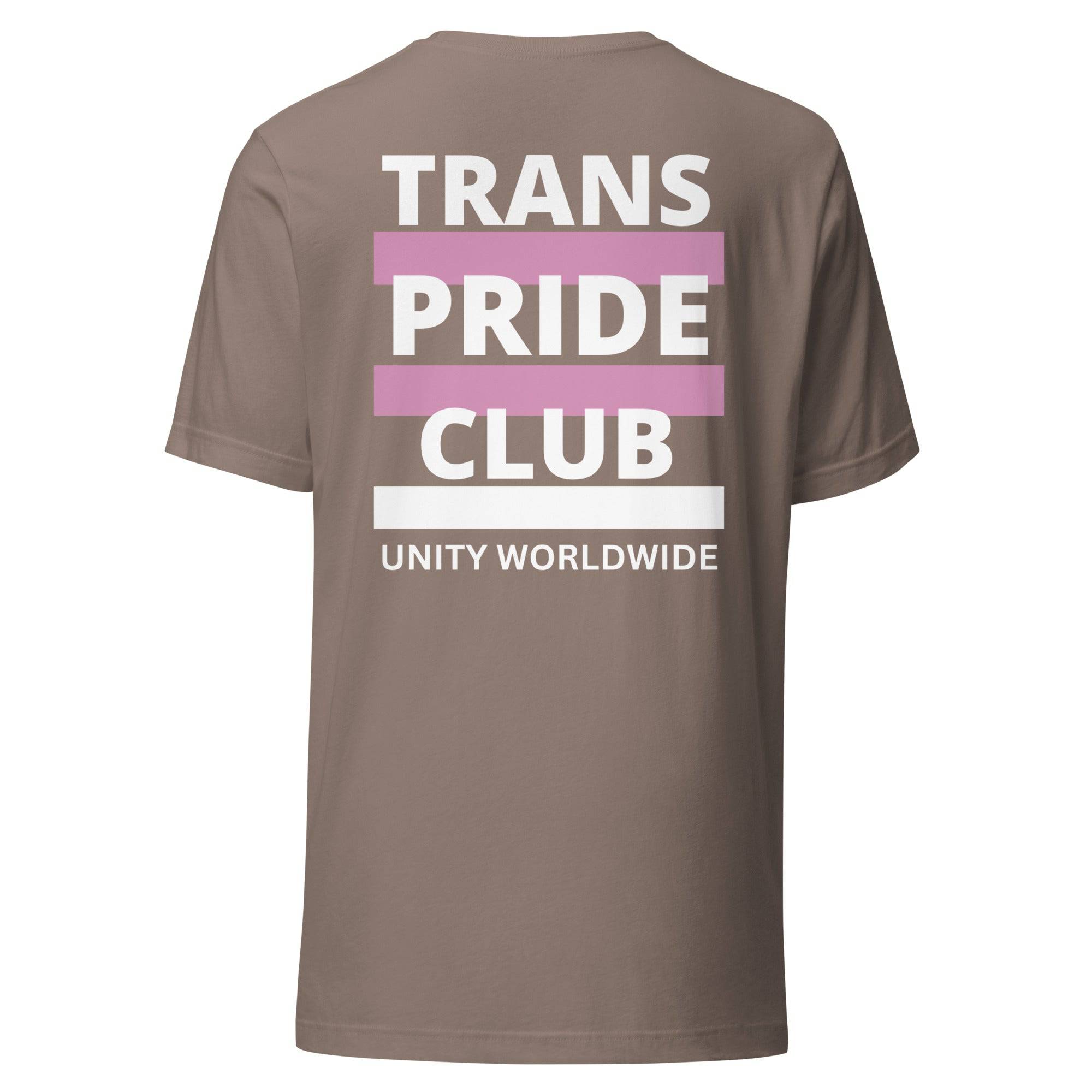 Trans Pride Club tee, view 7 — Rose Gold Co