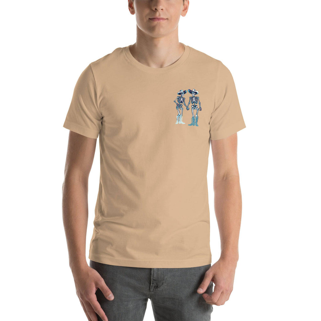 Love Is Love Skeleton tee, view 14 — Rose Gold Co