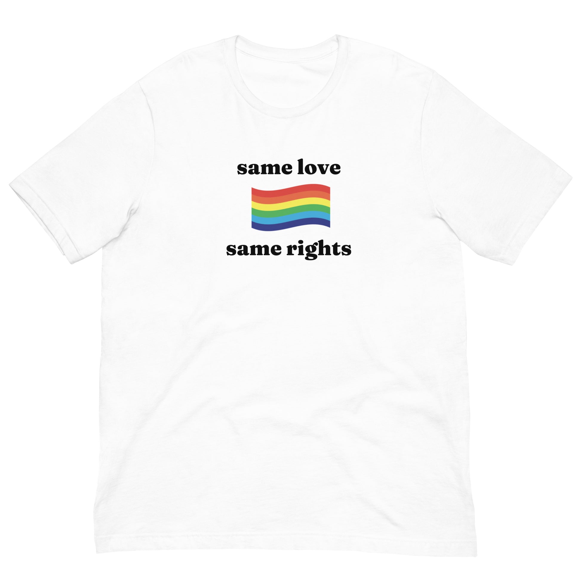 Same Love Same Rights T-shirt - Rose Gold Co. Shop