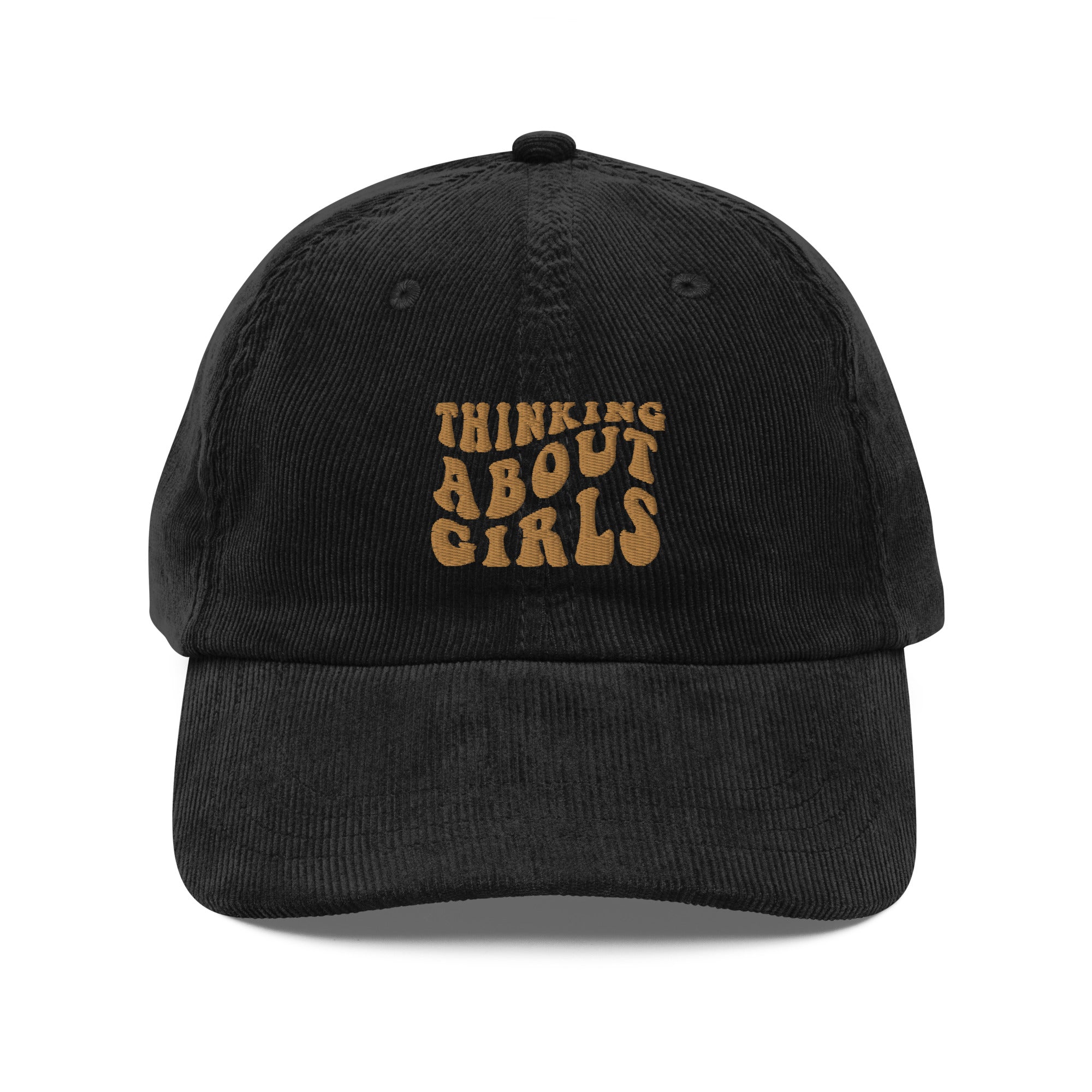 Thinking About Girls Vintage corduroy cap
