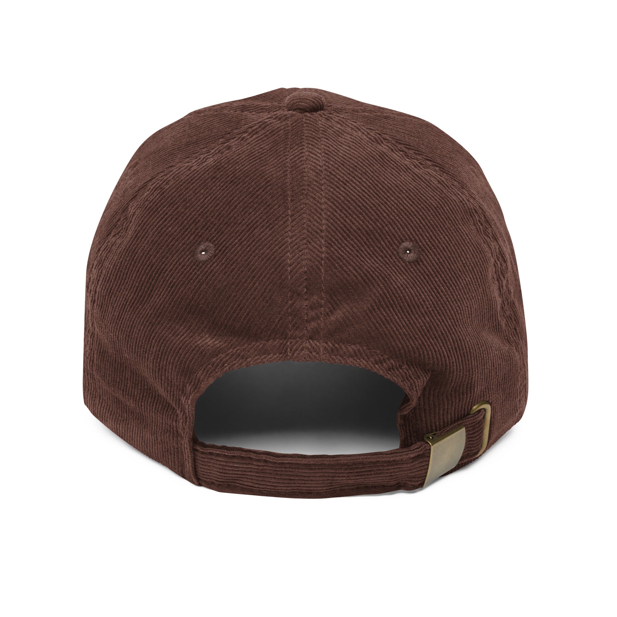 Heterosexuality In This Economy corduroy hat, detail view — Rose Gold Co