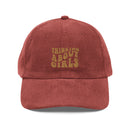Thinking About Girls Vintage corduroy cap - Rose Gold Co. Shop