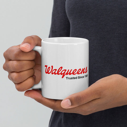 Walqueens White glossy mug - Rose Gold Co. Shop