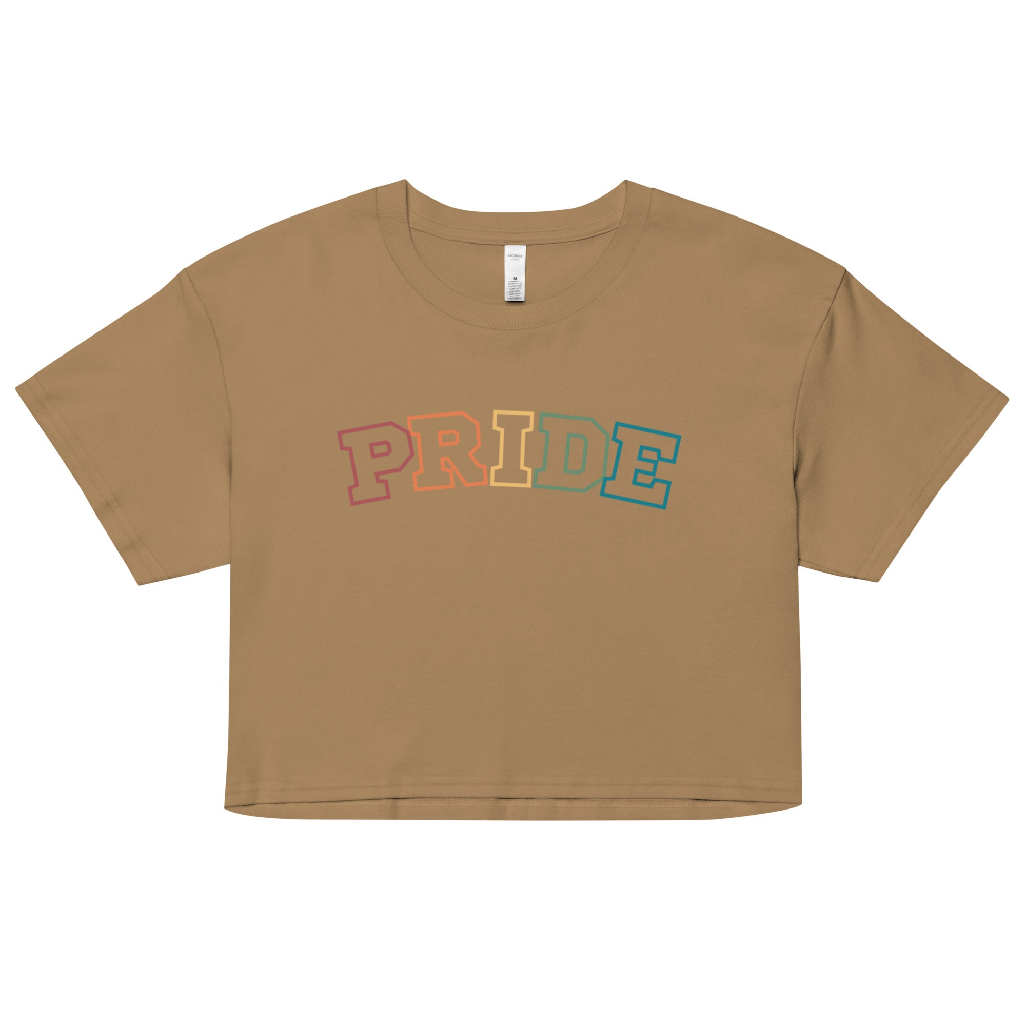 LGBT pride crop top, view 8 — Rose Gold Co