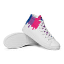 Bisexual Pride Melting Women’s High Top Shoes - Rose Gold Co. Shop
