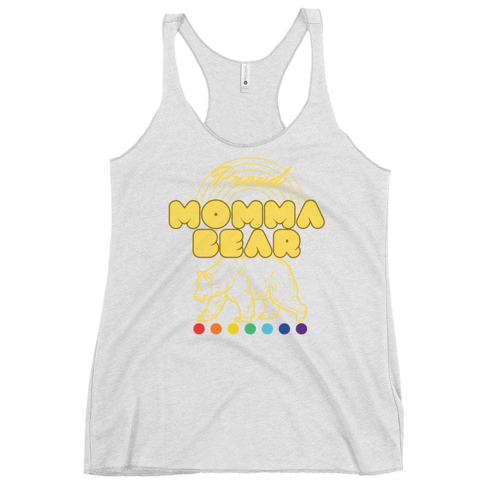 Free Mom Hugs racerback tank top, view 7 — Rose Gold Co