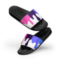Omni melting pride flag women's slides, view 8 — Rose Gold Co