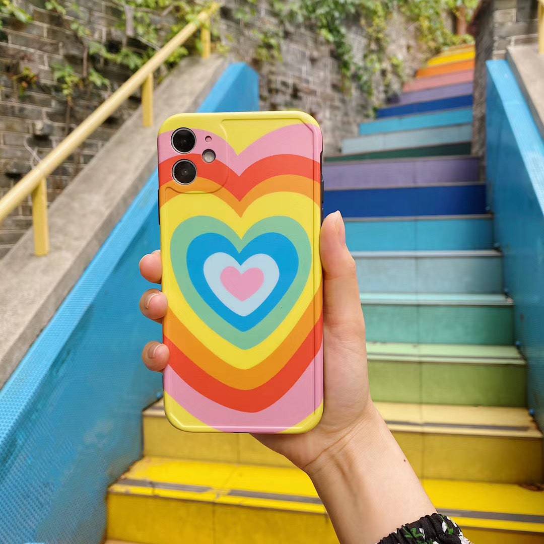 Rainbow Heart IPhone Case