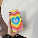 Rainbow Heart IPhone Case - Rose Gold Co. Shop