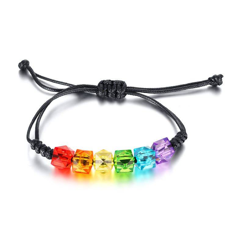 Rainbow Color Beaded Bracelet
