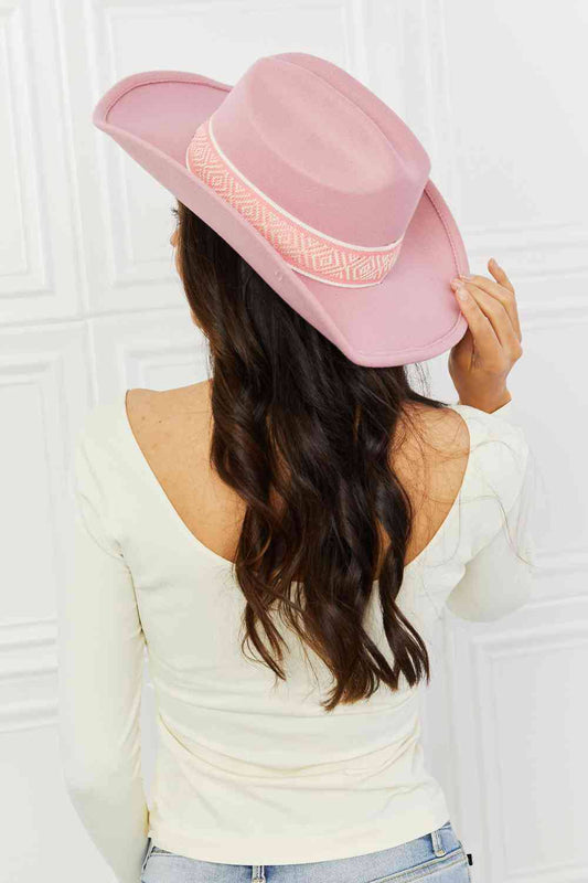 Fame Western Cutie Cowboy Hat in Pink - Rose Gold Co. Shop