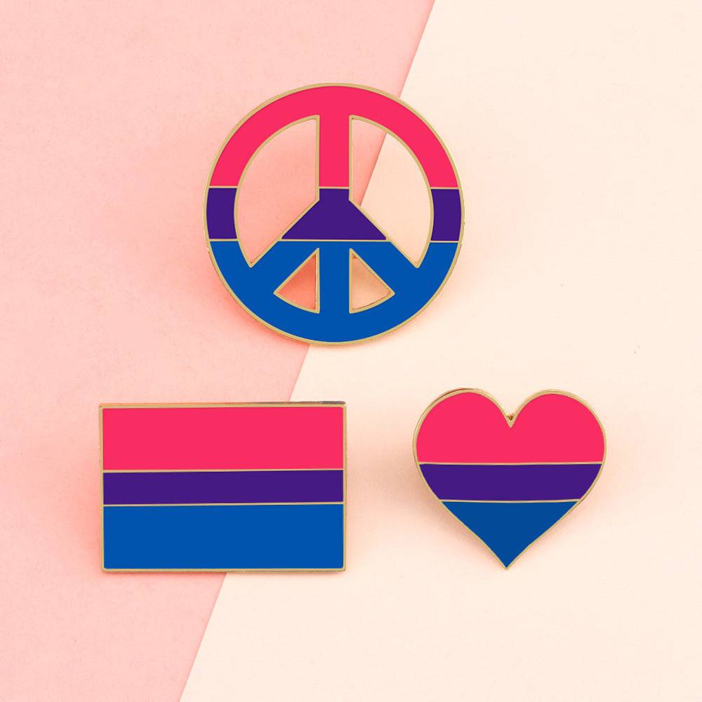 Bisexual Pride Flag Pins