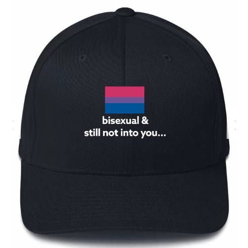 Bisexual & Still Not Into You Pride Flag Hat - Rose Gold Co. Shop