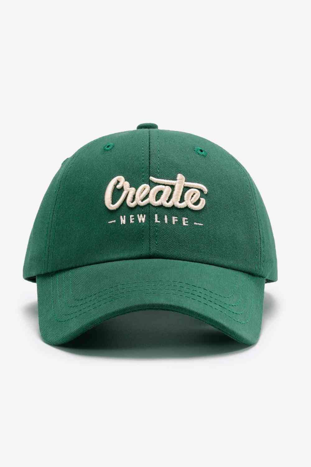 CREATE NEW LIFE Adjustable Cotton Baseball Cap - Rose Gold Co. Shop