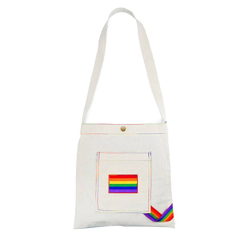Rainbow Pride Canvas Tote Bag