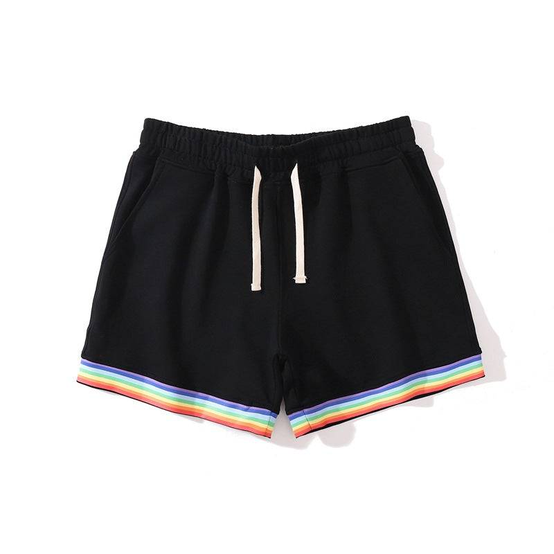 Men Size Rainbow Pride Shorts - Rose Gold Co. Shop