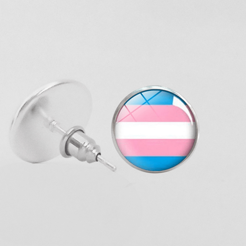 Trans Pride Stud Earrings