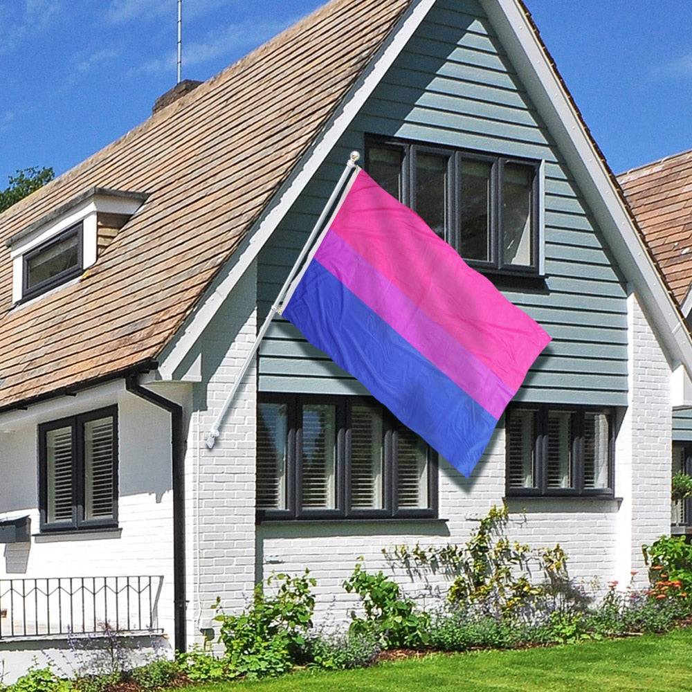 Bisexual Bi Pride Flag 3x5ft - Rose Gold Co. Shop