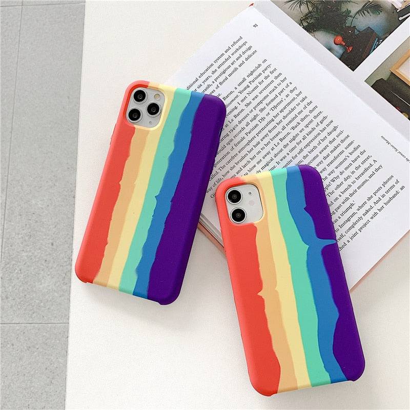 Rainbow Silicone Case for iPhone