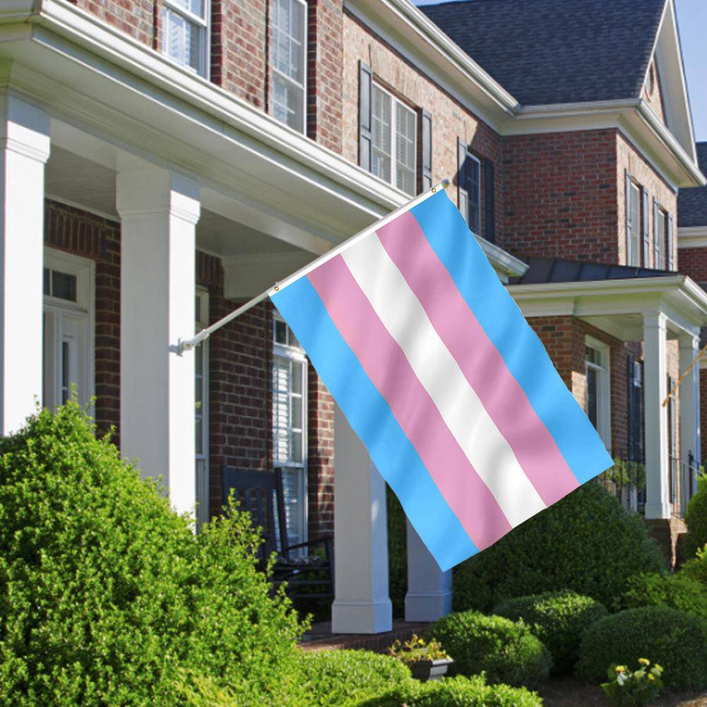 Transgender Pride Flag 3x5 ft - Rose Gold Co. Shop