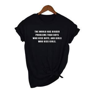 The World Has Bigger Problems Graphic Tee - Rose Gold Co. Shop