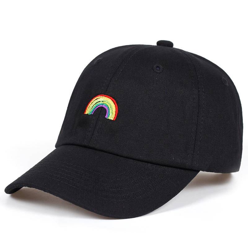 Rainbow Pride LGBT Embroidered Baseball Cap - Rose Gold Co. Shop