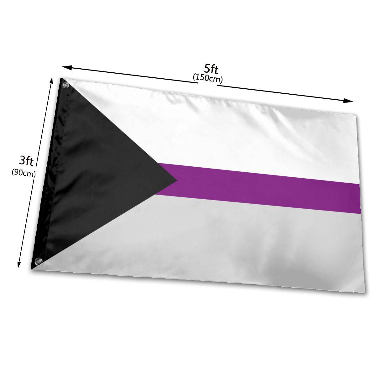 Demisexual Flag 3x5 ft - Rose Gold Co. Shop