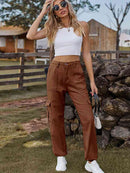 High Waist Jeans with Pockets - Rose Gold Co. Shop