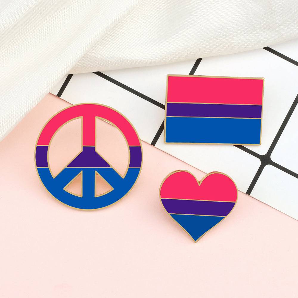 Bisexual Pride Flag Pins