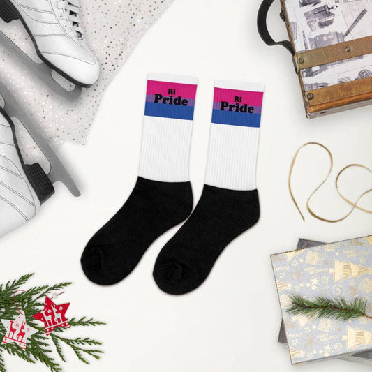 Bisexual Pride Socks - Rose Gold Co. Shop