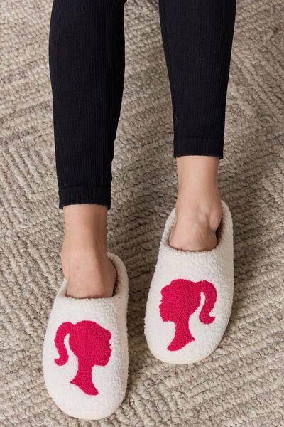 Melody Graphic Cozy Slippers - Rose Gold Co. Shop